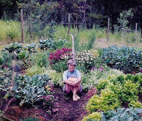 Angela in Garden
